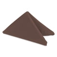 thumbnail image 1 of Leading Linens 1 pc Brown 20"x20" Polyester Cloth Napkins - Premium Washable Soft Durable Elegant Table Linen for Dining Restaurants Weddings Events Rentals Banquets & Parties, 1 of 5