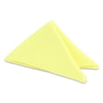 thumbnail image 1 of Leading Linens 100 pc Yellow 20"x20" Polyester Cloth Napkins - Premium Washable Soft Durable Elegant Table Linen for Dining Restaurants Weddings Events Rentals Banquets & Parties, 1 of 5