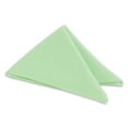 thumbnail image 1 of Leading Linens 150 pc Mint Green 17"x17" Polyester Cloth Napkins - Premium Washable Soft Durable Elegant Table Linen for Dining Restaurants Weddings Events Rentals Banquets & Parties, 1 of 5