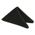 thumbnail image 1 of Leading Linens 200 pc Black 17"x17" Polyester Cloth Napkins - Premium Washable Soft Durable Elegant Table Linen for Dining Restaurants Weddings Events Rentals Banquets & Parties, 1 of 5