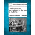 thumbnail image 1 of Leading Statutes Summarized for the Use of Students., 1 of 1