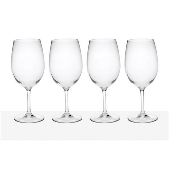 LeadingWare TRS-0702 Unbreakable Tritan 20 oz Wine Glass - Set of 4