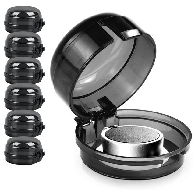 Leadmall 6Pcs Gas Stove Knob Protection Cover, Removing Oil Stains