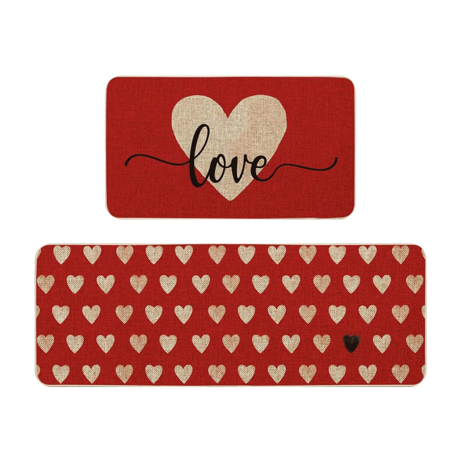 Leadmall Outdoor Rugs on Sale Clearance, Valentine'S Day Themed Carpet