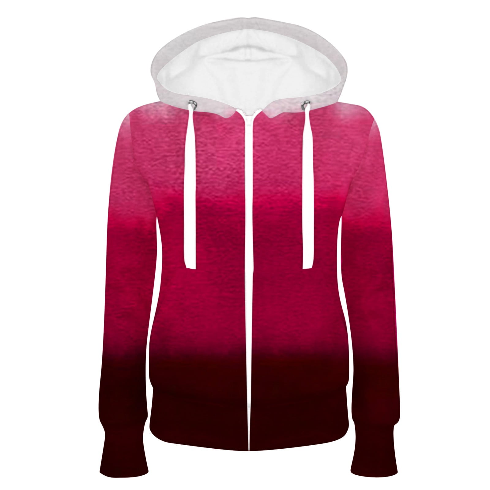 Leadmall Women Hoodies with Zipper Clearance FullZip Hooded