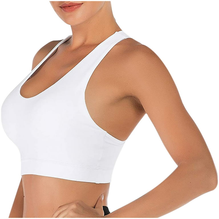 Leadmall Women Padded Sports Bra Sports Bras Ladies Comfortable Breathable  Anti-exhaust Printed Non-Wired Bra Sports Bralette No Underwire Bralettes