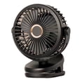 thumbnail image 1 of Leadrop 10000mAh Clip Fan 4 Speeds Hands Free USB Powered Low Noise Chargeable Desktop Fan Dorm Supplies, 1 of 11