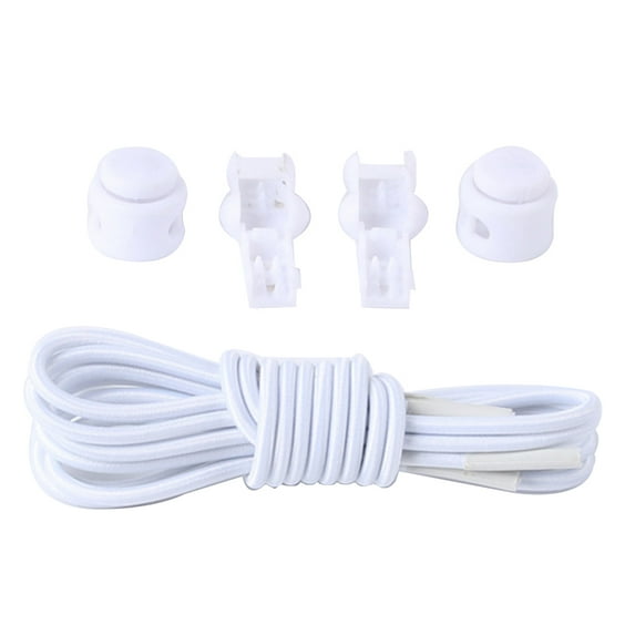 Leadrop 100cm No Tie Shoelaces Stretching Lock Lace Locking Sneaker Elastic Shoe Laces