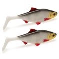 thumbnail image 2 of PREDILURES Cannibal Soft Lure – 140-155mm 28g Sinking Fire Tail / Paddle Tail Hybrid 2 of 5