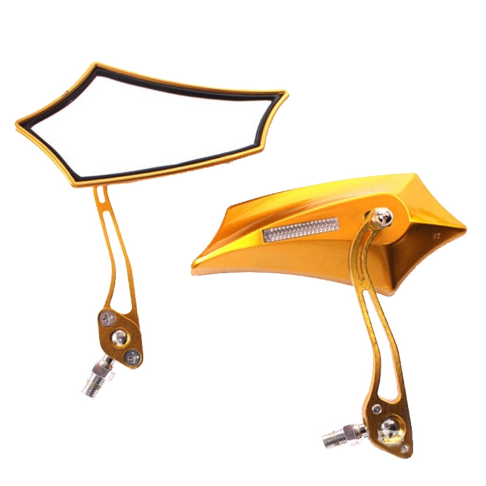 K Source 901033 - AX Motorcycle Right Side Black Mirror without  