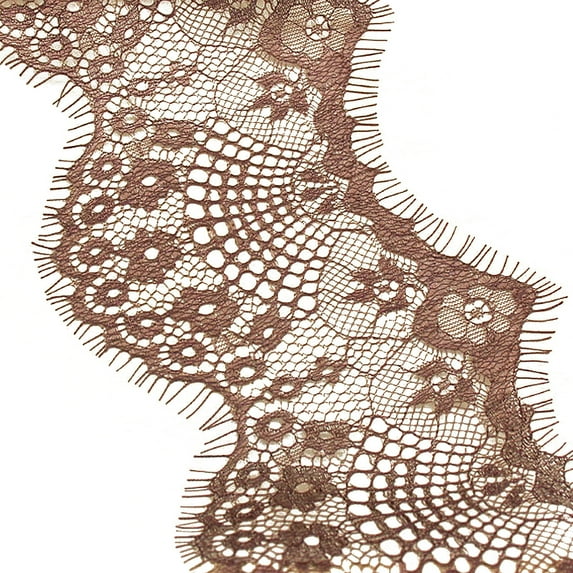 Leadrop 3 Yards Flower Lace Fabric Trim Ribbon DIY Knitted Garment Sewing Accessories