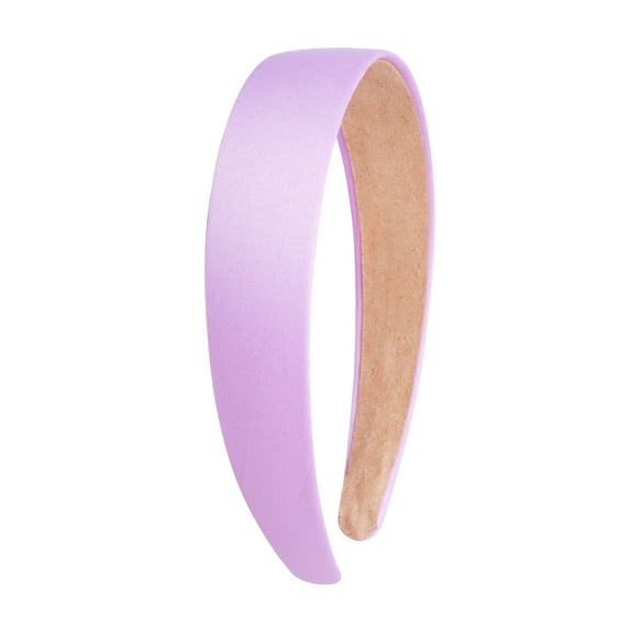 Leadrop 3cm Women Hairband Wide Non-slip Colorful Comfortable High Toughness Hair Accessories Photo Prop Pure Color Hair Hoop for Daily Life