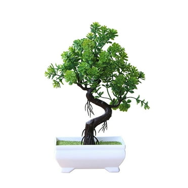 Leadrop Artificial Potted Tree Bonsai Simulation Plant Home Decor Table Centerpieces