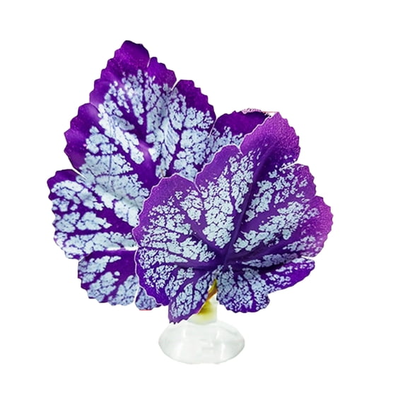 Leadrop Betta Fish Leaf Pad Aquarium Decor Stress Relief Privacy Enhancing Realistic Resting Bed Hammock Simulating Habitat Easy to Clean High Simulation Fish Tank Decoration