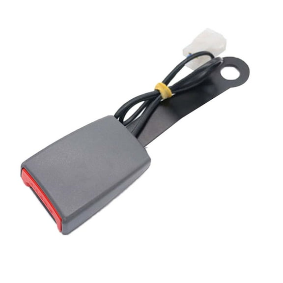 Leadrop Car Seat Safety Belt Locking Buckle Socket Plug Connector with Warning Cable