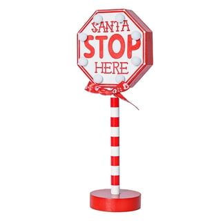 The North Pole Street Sign