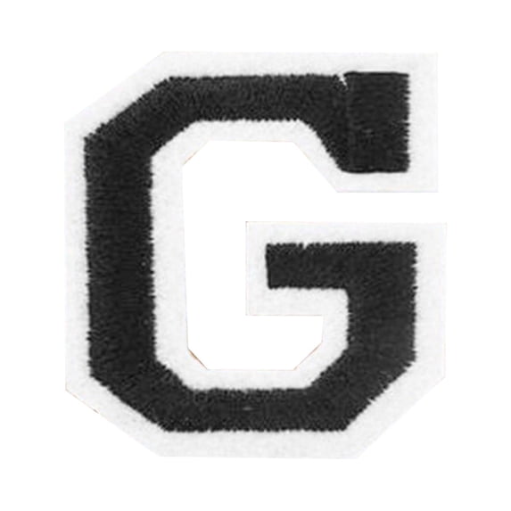 Leadrop English Alphabet Letter A-Z Embroidered Sew Iron On Patch Badge DIY Applique