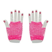 Leadrop Fingerless Fancy Fishnet Mesh Net Gloves Neon Dress Party Hen Night Accessories