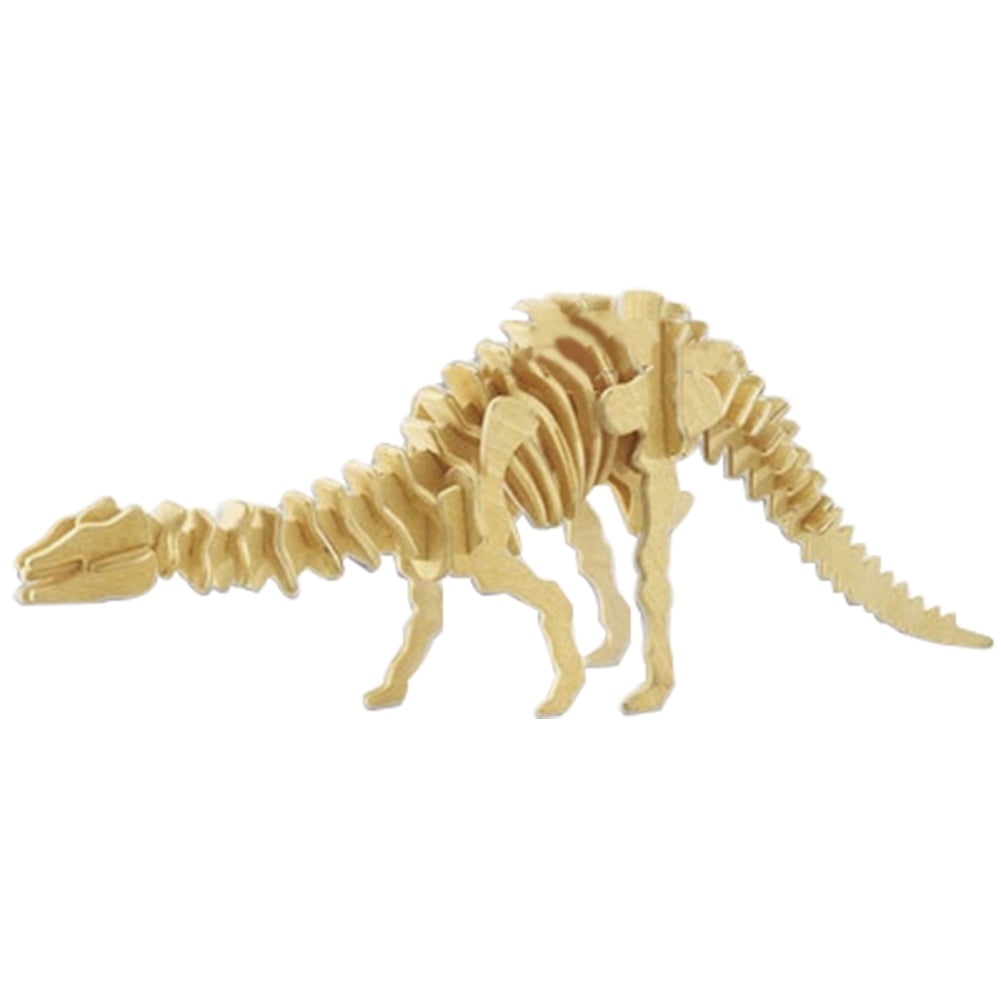 Leadrop Funny 3D Simulation Dinosaur Skeleton Puzzle DIY Wooden ...