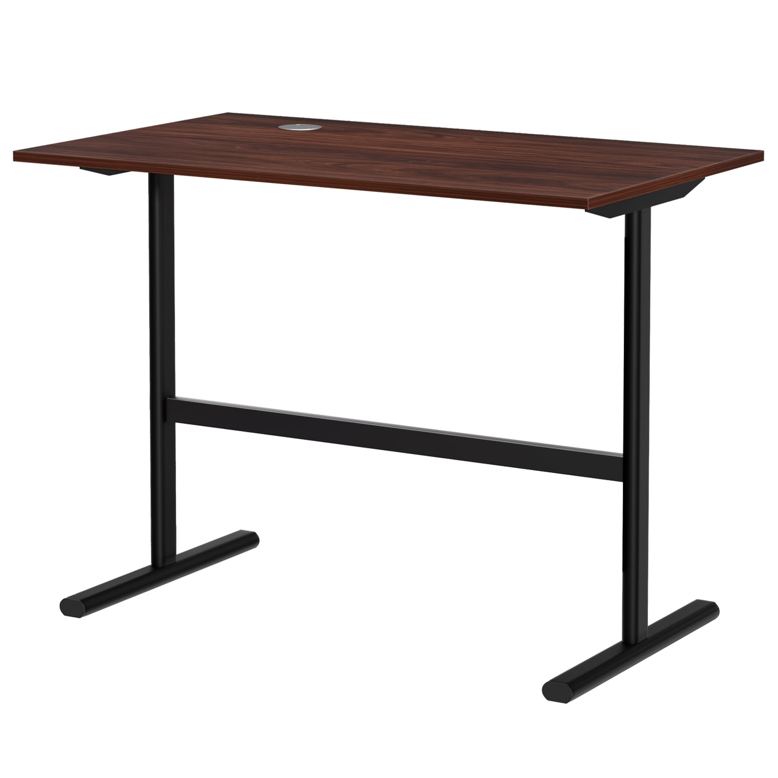 Leadrop Gaming Desk 39 Inch I-Shaped Metal Frame Computer Table with ...