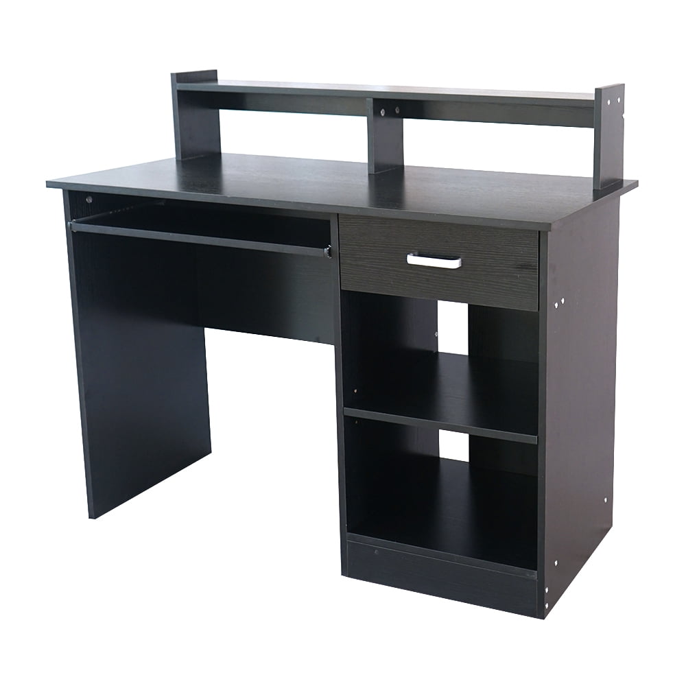 Leadrop General Style Modern E1 15MM Chipboard Computer Desk Black ...