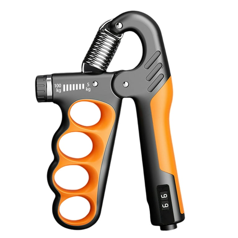Leadrop Hand Grip Strength Trainer Mechanical Countable 5 100KG Adjustable Men Women Forearm Exerciser Muscle Strengthener Developer Fitness Equipment