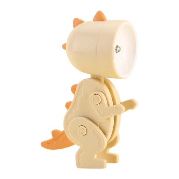 Leadrop LED Night Light Foldable Multi-purpose Battery Powered Soft Lighting Energy-saving Decorative DIY Cute Cartoon Dinosaur Desk Lamp Ornament for Home