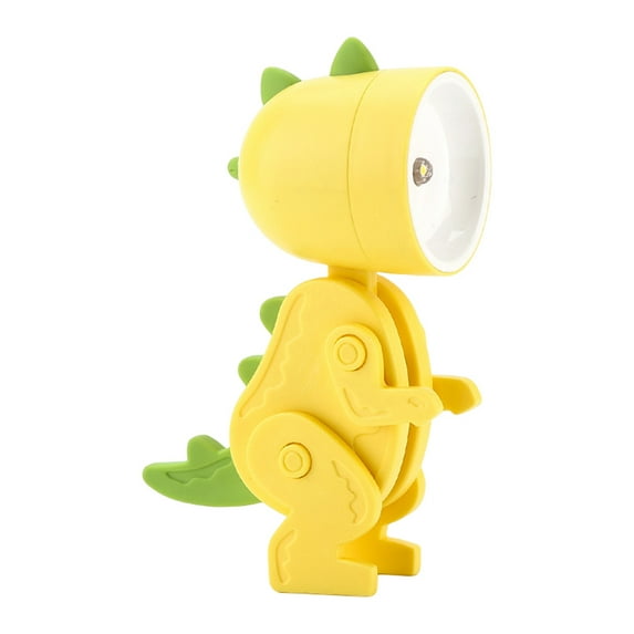 Leadrop LED Night Light Foldable Multi-purpose Battery Powered Soft Lighting Energy-saving Decorative DIY Cute Cartoon Dinosaur Desk Lamp Ornament for Home