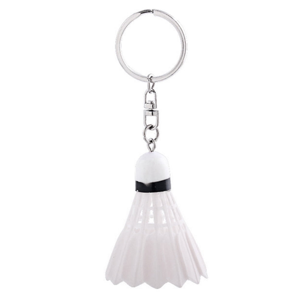 Leadrop Mini Badminton Pendant Keychain Key Ring Holder Backpack Pouch
