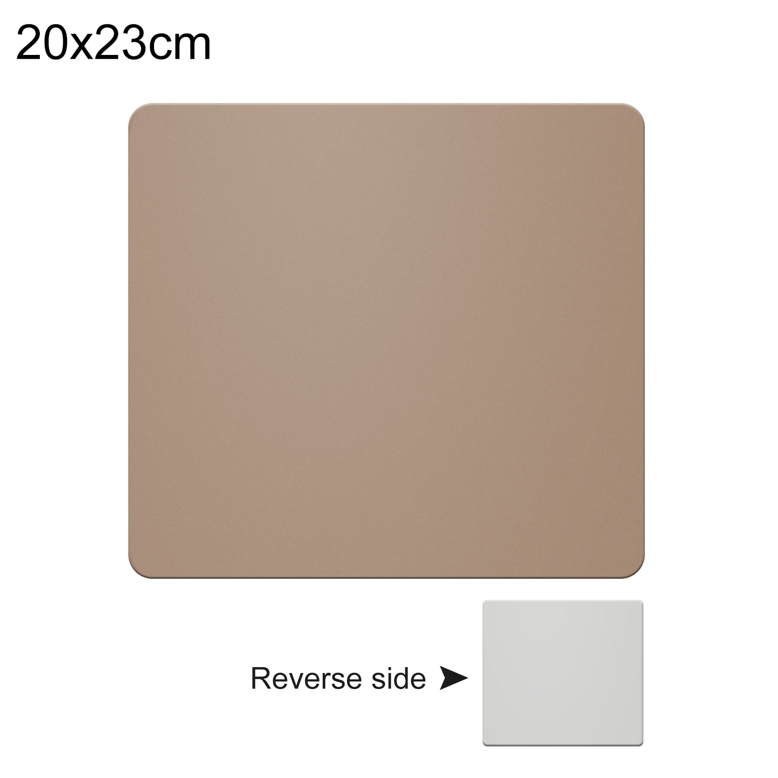 Leadrop Mouse Pad Twosided Use Antislip Faux Leather Waterproof