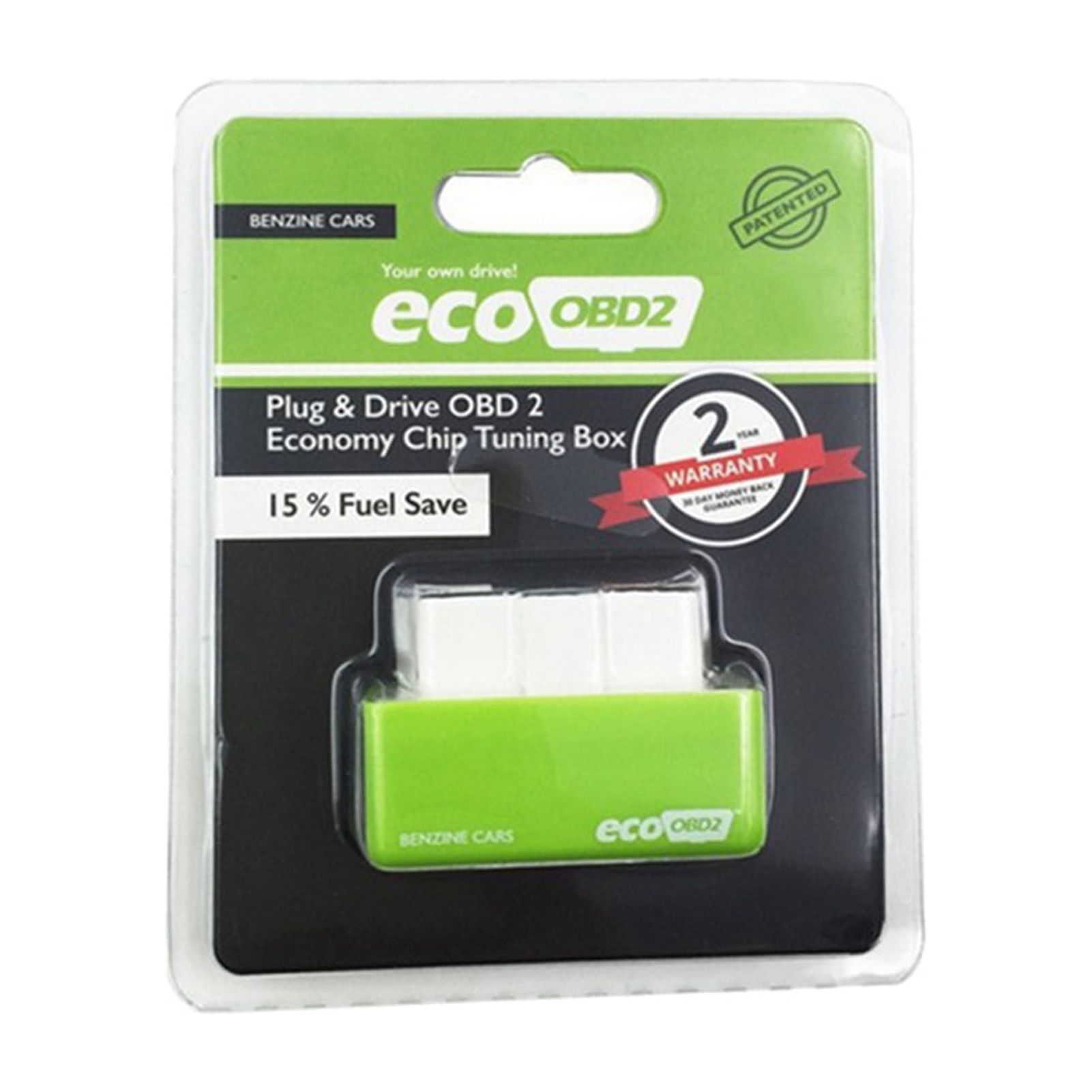 Boîte De Tuning Pannow Eco OBD2 – Économie De Carburant Jusqu’à 15 % Ou Performance +35 % (vert Essence, Bleu Diesel)
