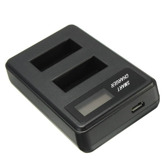 Leadrop Portable LCD Dual Battery Charger for GoPro Hero 3 3+ AHDBT-201 AHDBT-301 Camera