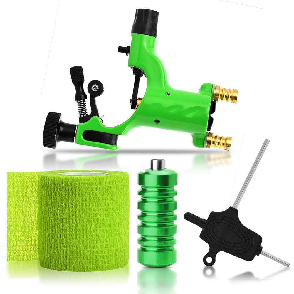 Leadrop Pro Tattoo Dragonfly Machine Needles Pads Handle Complete