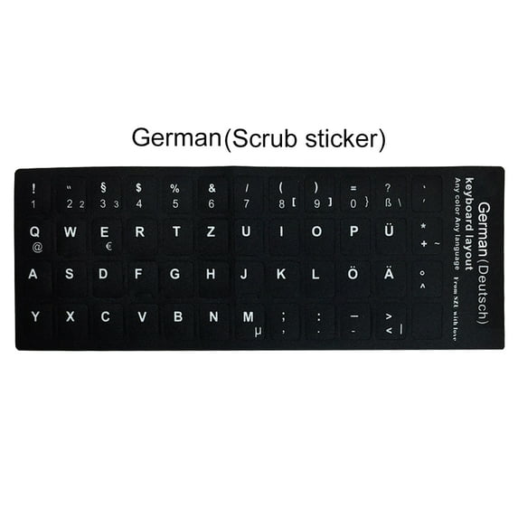 Leadrop Russian Spanish English French Letters PC Laptop Computer Keyboard Stickers