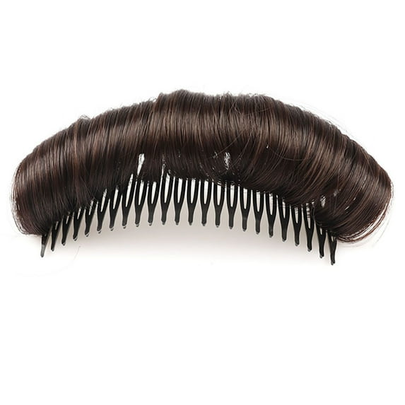 Leadrop Wig Cushion Stable Comfortable High Temperature Fiber Insert Comb Invisible Fluffy Hair Pad for Female
