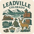 thumbnail image 1 of Leadville Colorado Keepsakes Souvenir Vinyl Sticker – Destination Travel Keepsake Collectible (3-Inches Wide), 1 of 3