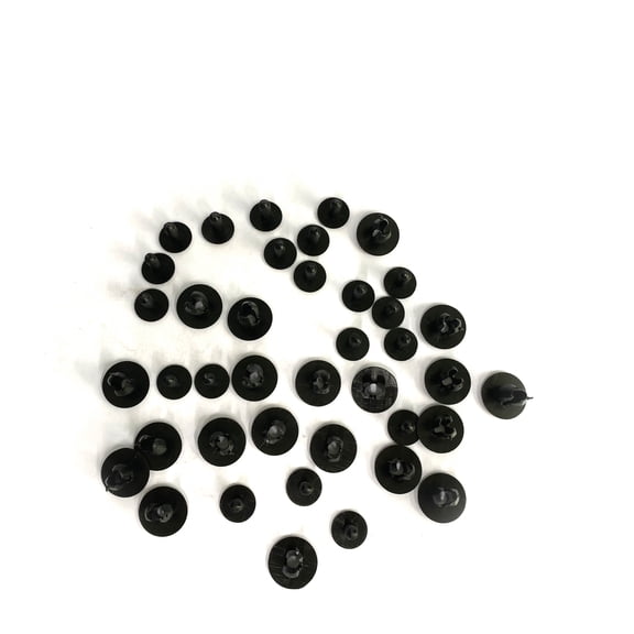 Leadwolf Bumper Engine Cover Fender Splash Shield Push-Type Retainer Clip Compatible with Mercedes-Benz 20 pcs