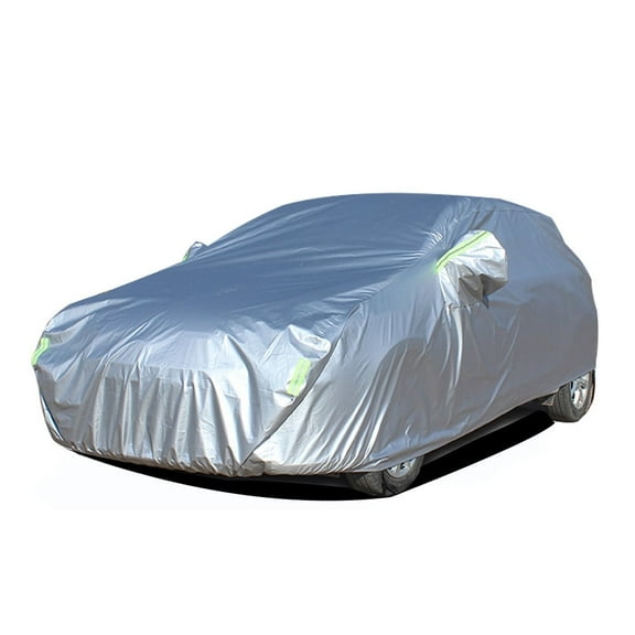 Leadwolf Car Cover Waterproof All Weather for Lexus RX 450h SUV Polyester Fabric Length up to 205 " Silver