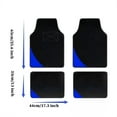 thumbnail image 1 of Leadwolf Car Floor Mats Universal for MINI for Paceman Blue Velvet Colored Stripe All Weather Front Rear Liner Carpet 4pcs, 1 of 8