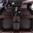 thumbnail image 1 of Leadwolf Car Floor Mats for Volkswagen Polo 2002-2008 MK4 Floor Liner Carpet Waterproof Anti-Skid PU Leather Full Coverage Liner Front ＆ Rear Mat Black and Red, 1 of 7