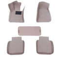 thumbnail image 1 of Leadwolf Car Floor Mats for Hyundai for SANTAFE Luxury Leather Waterproof Anti-Skid Car Carpet Gray 5PCS, 1 of 6