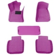 thumbnail image 1 of Leadwolf Car Floor Mats for Land Rover for Range Rover Sport Car Carpet All Weather Luxury Faux Leather Automotive Floor Mat Purple 5PCS, 1 of 6