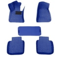 thumbnail image 1 of Leadwolf Car Floor Mats for Lexus for RZ300e Car Carpet Waterproof All Weather Luxury Faux Leather Floor Liners Blue 5PCS, 1 of 6