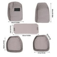 thumbnail image 1 of Leadwolf Car Floor Mats for Mazda for PickupTruck Full Coverage Auto Floor Mats All Weather Luxury Floor Liners Gray 5PCS, 1 of 6