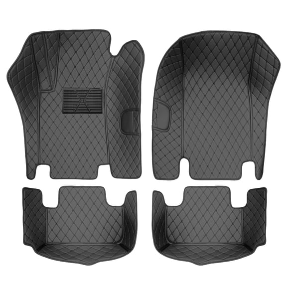 Leadwolf Car Foot Mat for SC for Convertible 2000-2010 Plus Pocket Model Foot Mat Black, Carpet, Non-slip Black