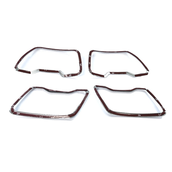 Leadwolf Decorative Frame,Auto Parts Car Dashboard Instrument Panel Frame Decorative Cover Trim Sticker For Mitsubishi Outlander Chrome RHD Silver