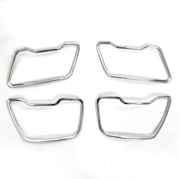 Leadwolf Decorative Strip, Stainless steel car dashboard cover decorative sticker accessories 6Pcs ABS Chrome Car Outlet Sequins for KIA Sportage Suite Kit Air Vent Cover Trim Sticke Silver