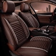 thumbnail image 1 of Leadwolf Front Car Seat Covers Leather for Isuzu for Rodeo 1988-2004 2 Seats Airbag Compatible Waterproof Premium Leather Front and Back Seat Protectors 2PCs Coffee, 1 of 5