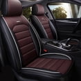 thumbnail image 1 of Leadwolf Front Car Seat Covers for Isuzu for Rodeo 1988-2004 2 Seats Leather Seat Cover Waterproof Seat Cushion Protector Black and Coffee, 1 of 6