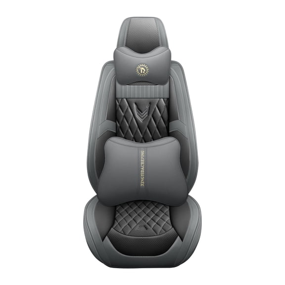 Leadwolf Front Car Seat Protectors for BMW for X3 2003-2017 Luxury Auto Interior Cushions luxury Gray 1PCS